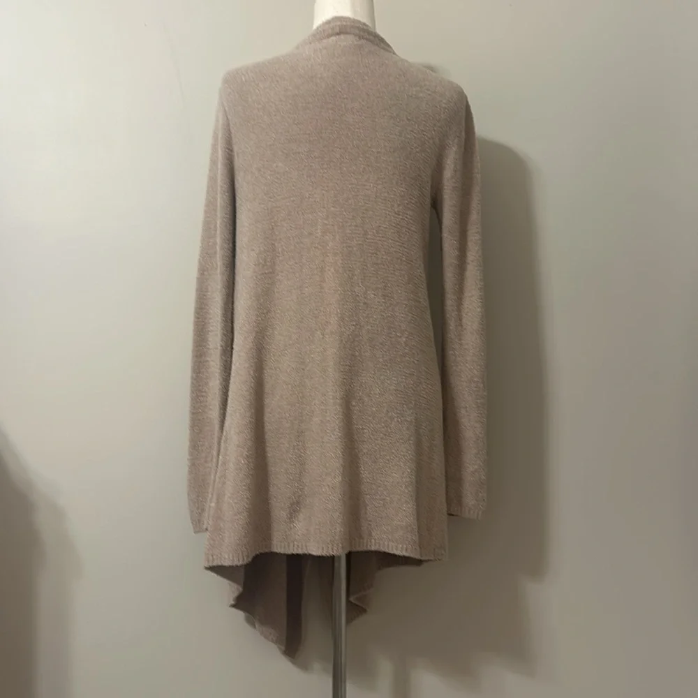 Barefoot Dreams Women’s Regular CozyChic Lite Knit Wrap Cardigan Size S/M Tan - Picture 4 of 9